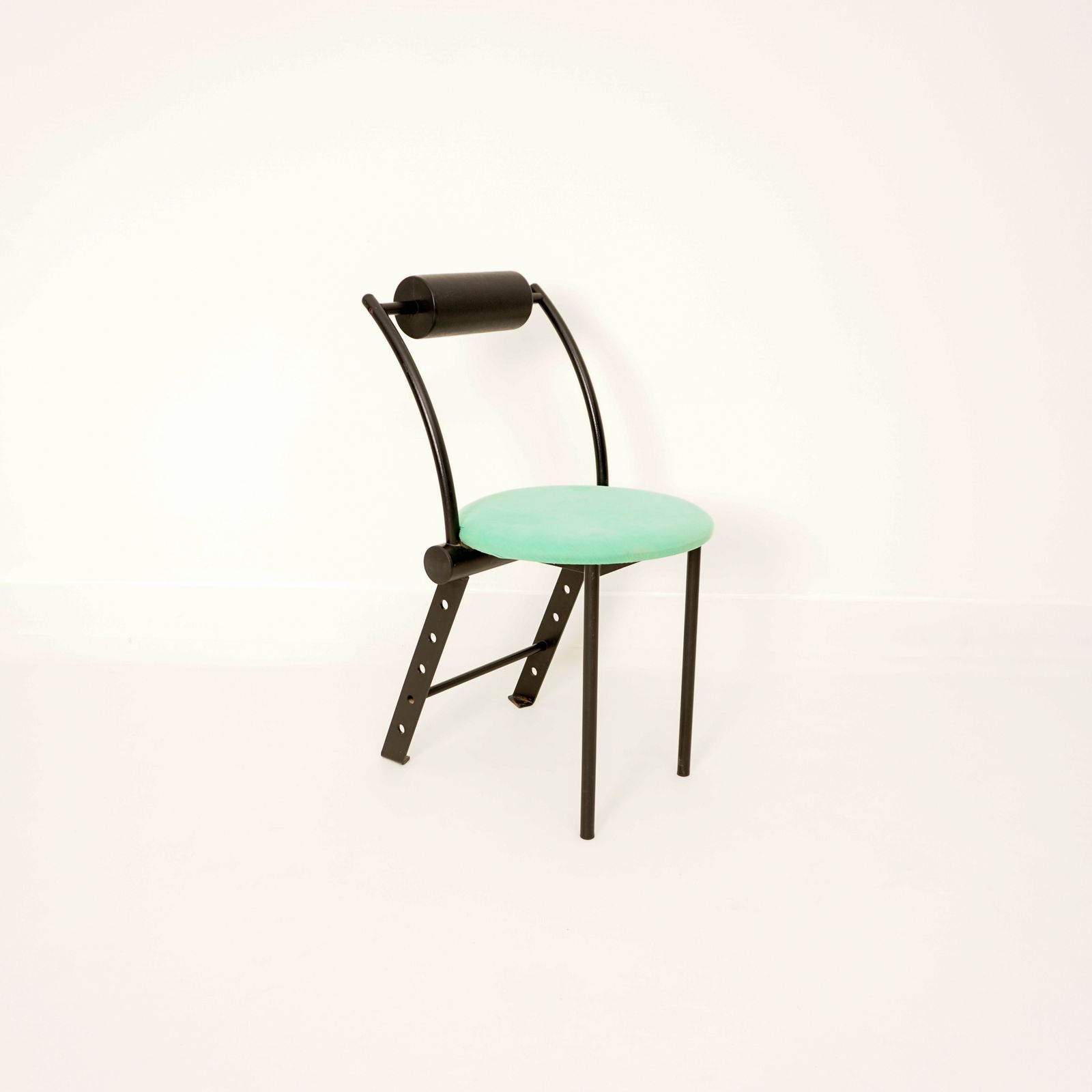 Postmodern Green Chair, 1980, 1980s photo Furniture