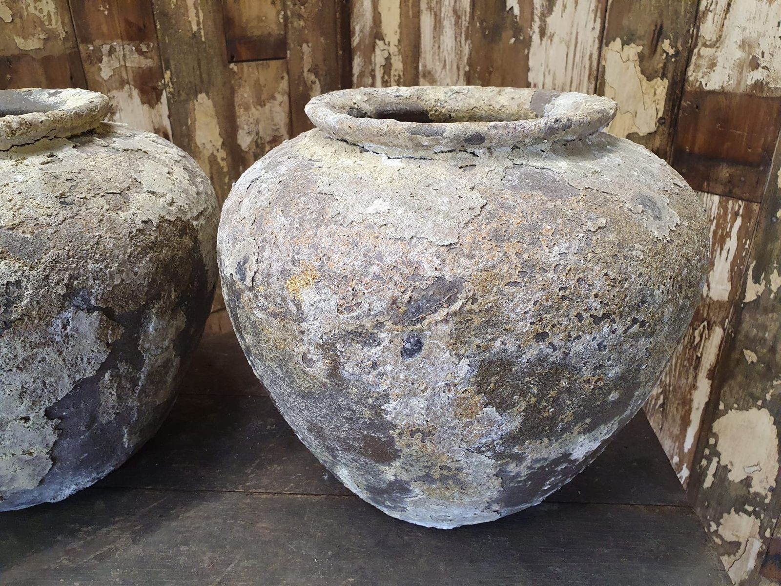 Antique Italian Mineral Glaze Pot photo furniture