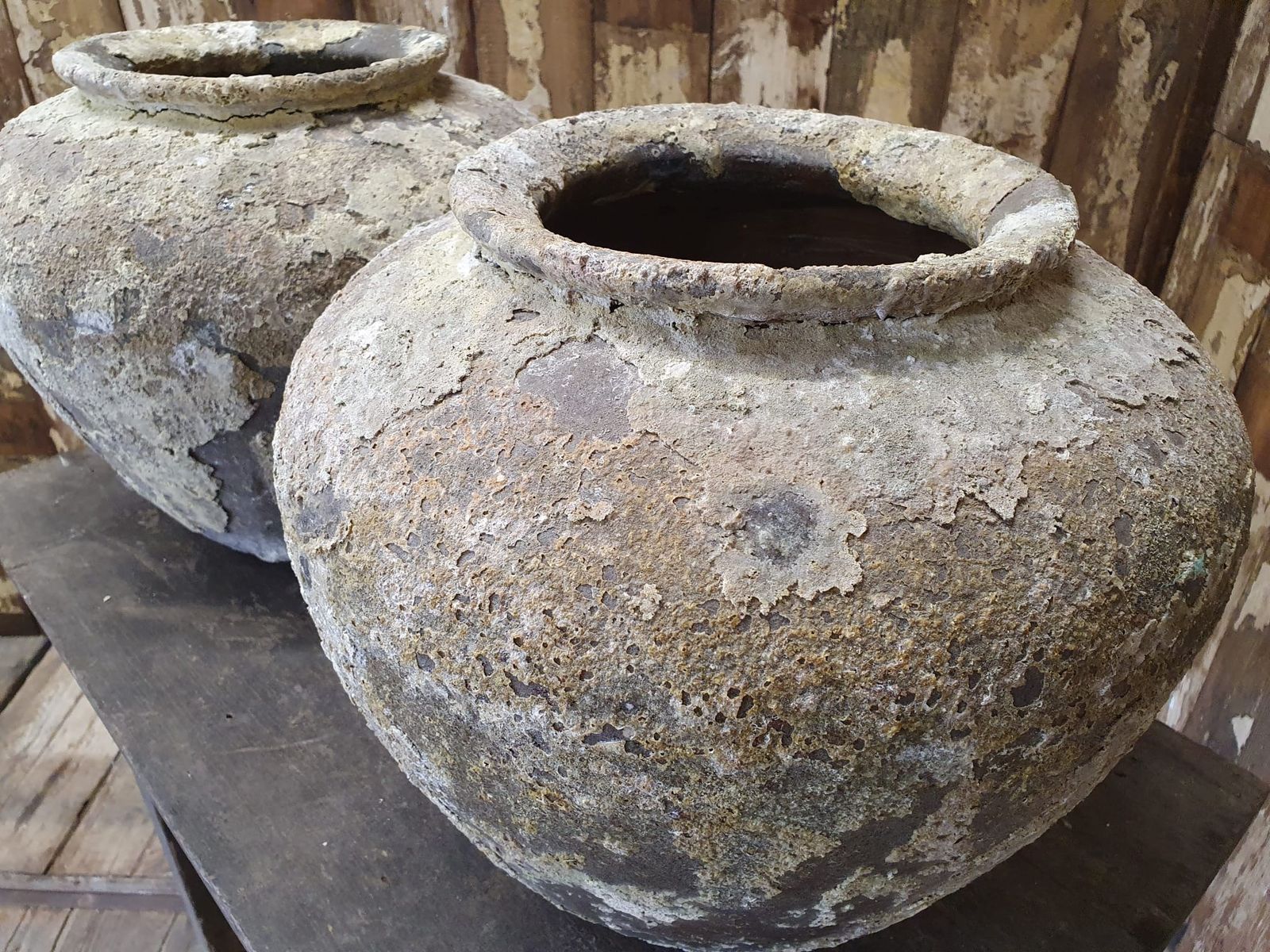 Antique Italian Mineral Glaze Pot photo buy