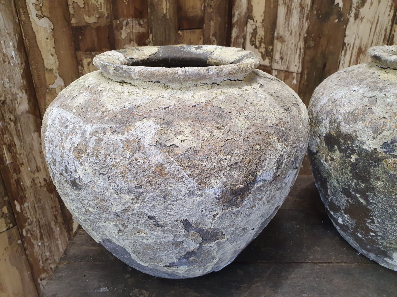 Antique Italian Mineral Glaze Pot photo vintage