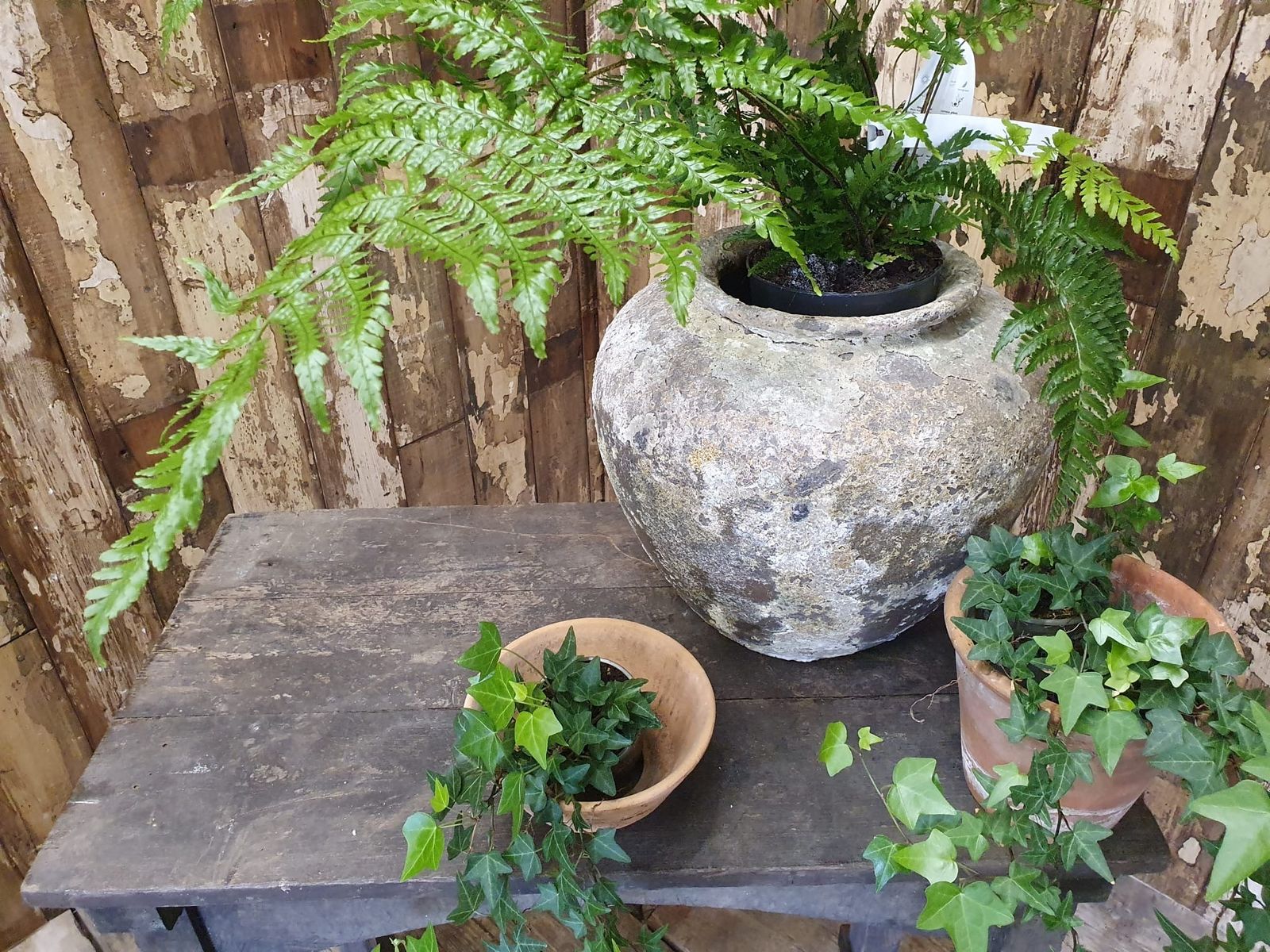 photo buy Antique Italian Mineral Glaze Pot