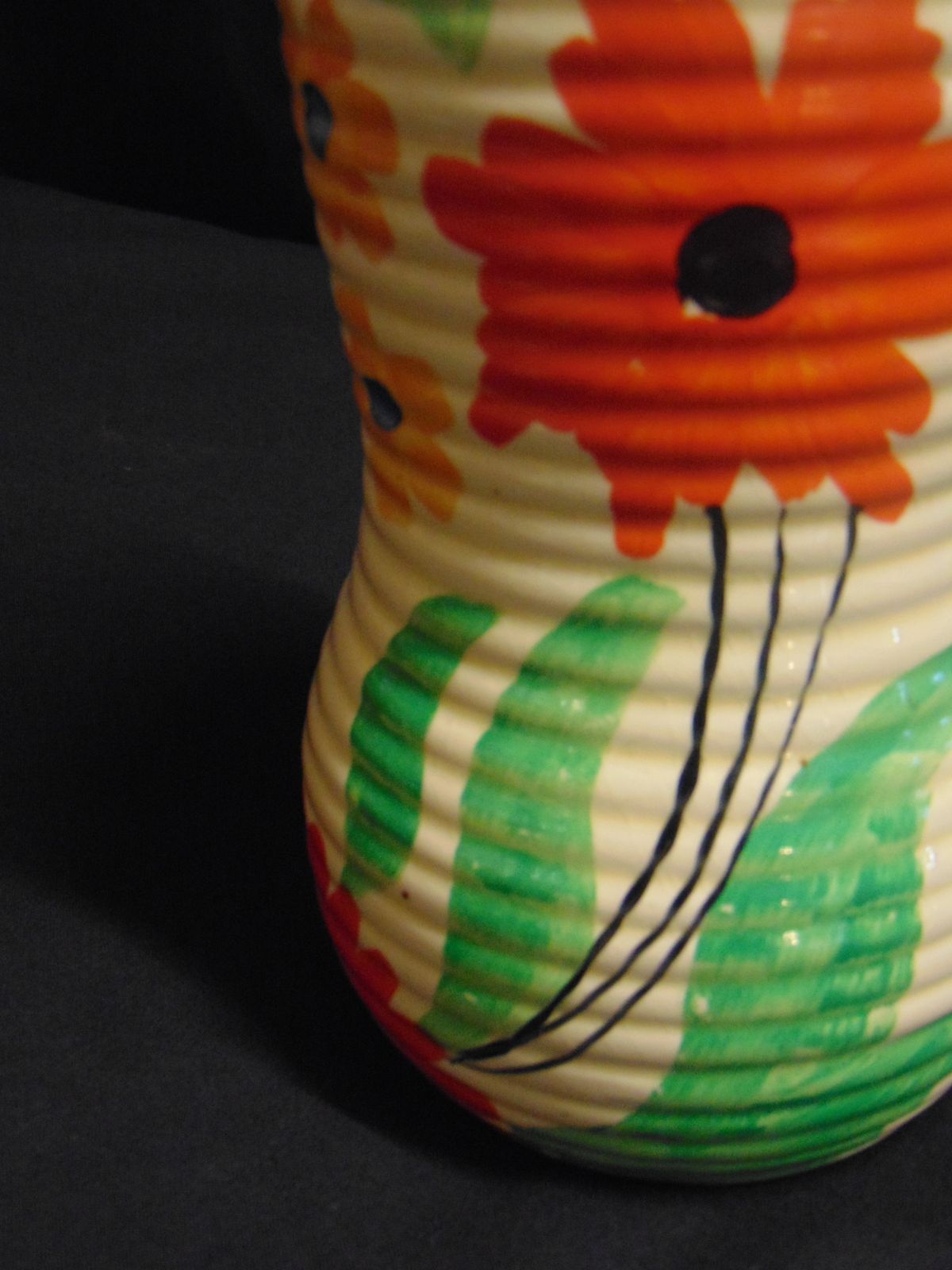 photo furniture Art Deco Wade Heath Hand Painted Vase