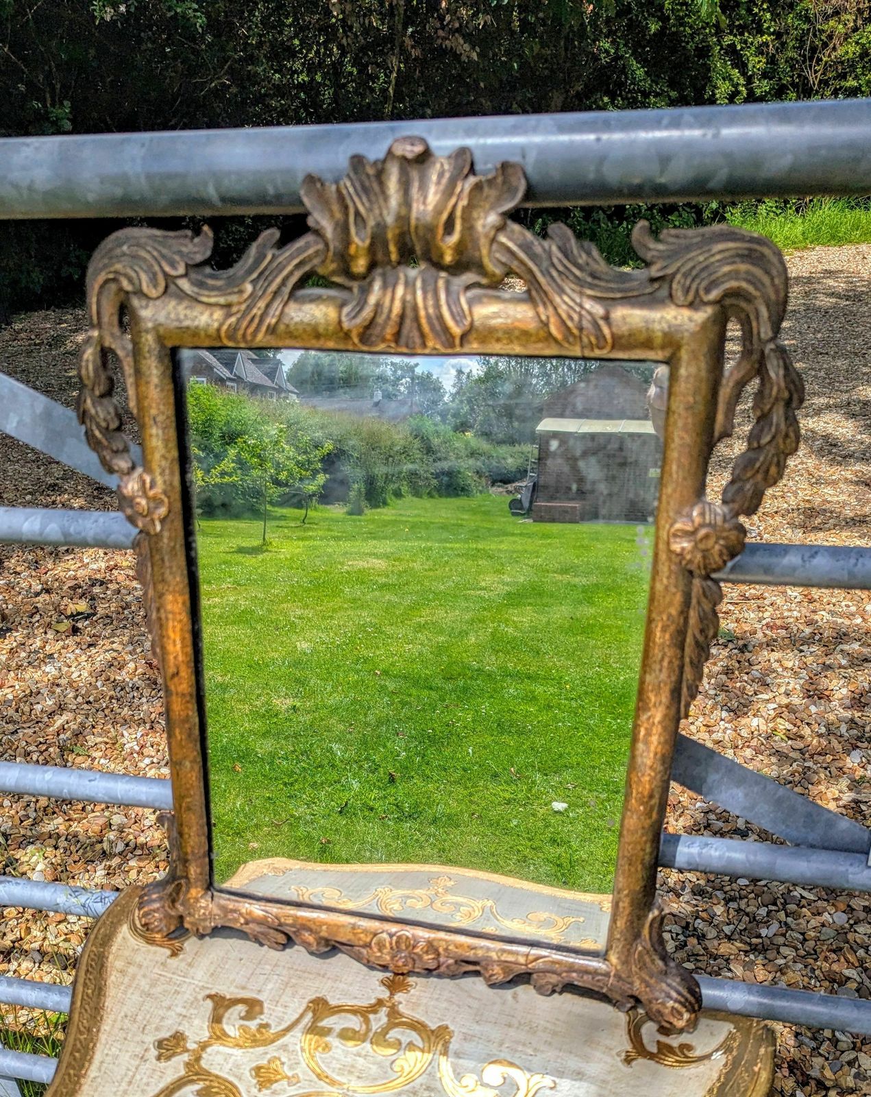 Quality Classic Baroque 18th Century Carved Gilt Mirror 0190. photo vinterior