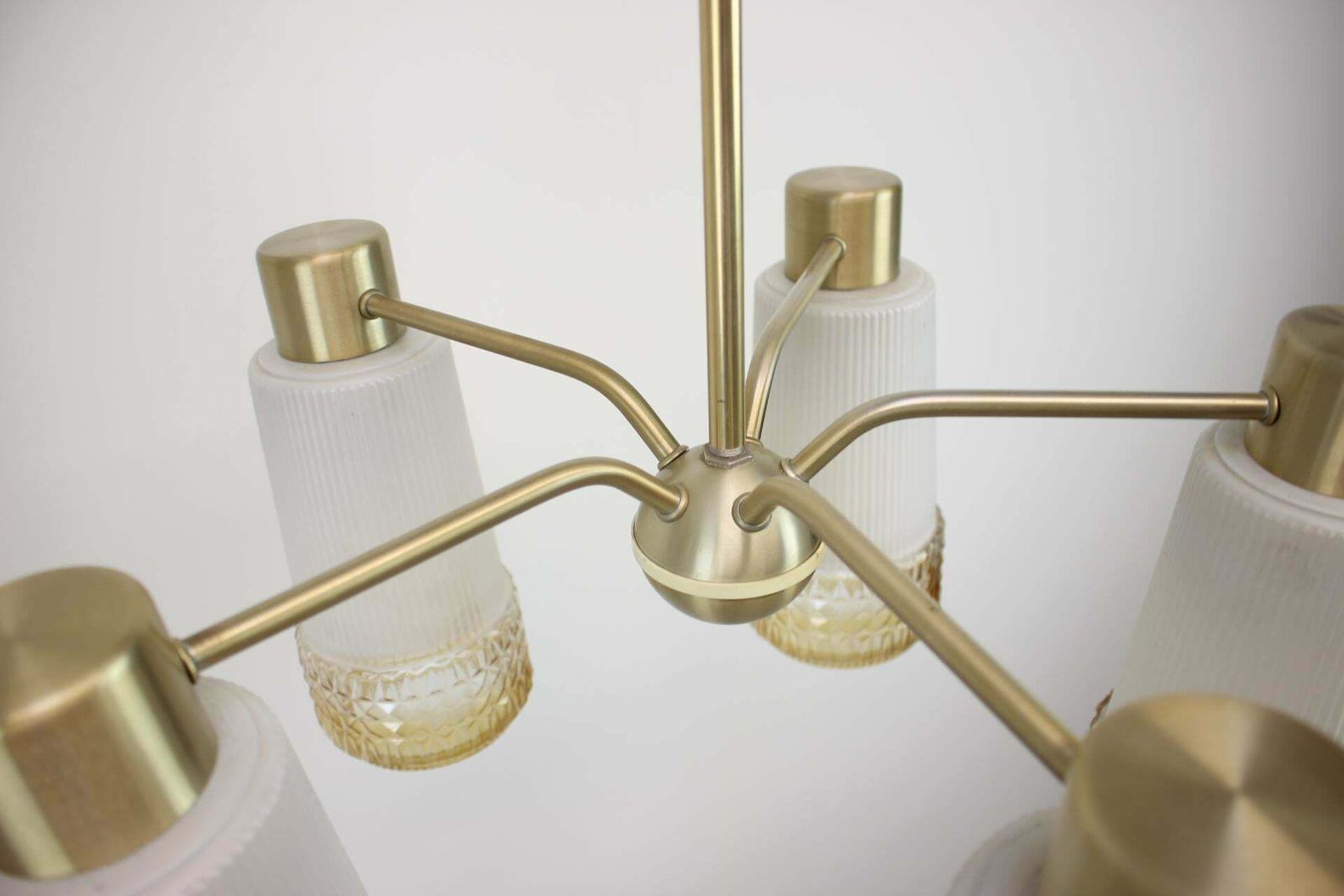 photo for sale 1970's Chandelier By Veb Aka Electric, Germany