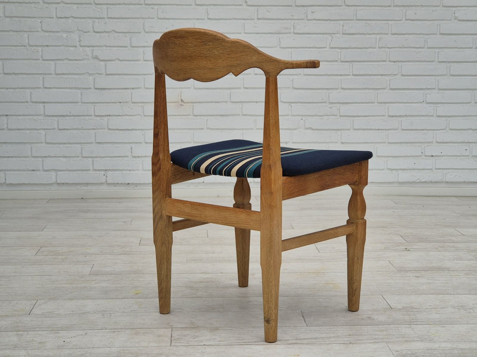 1970s, Danish Design By Henning Kjærnulf For Eg Kvalitetsmøbel, Set Of 4 Dining Chairs, Original Condition. photo buy
