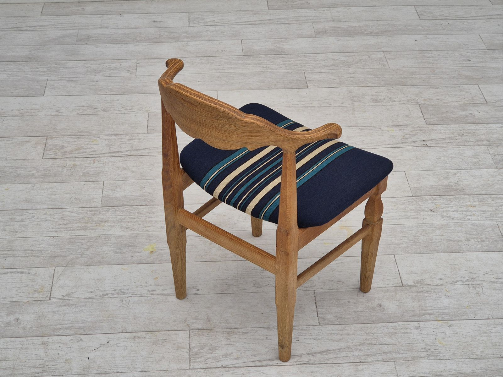 1850.0 1970s, Danish Design By Henning Kjærnulf For Eg Kvalitetsmøbel, Set Of 4 Dining Chairs, Original Condition. photo