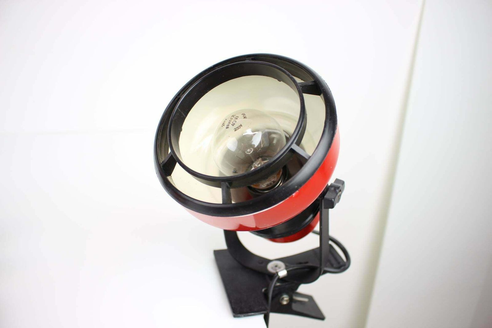 Set Of Two Mid Century Wall Or Table Lamps By Elektrofem, Hungary, 1970s photo for sale