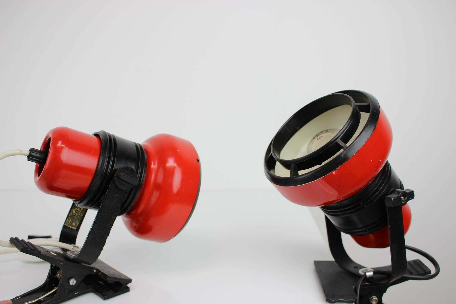Set Of Two Mid Century Wall Or Table Lamps By Elektrofem, Hungary, 1970s photo buy