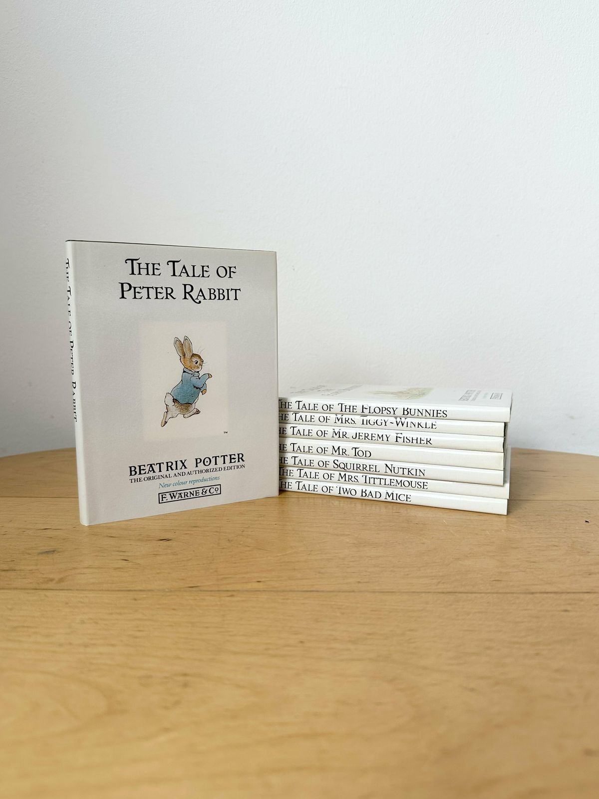 Beatrix Potter Tales, Set Of 8 Books For Children, Published By Frederick Warne And Co. photo vintage