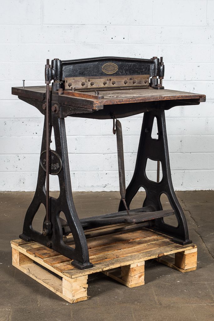 Vintage Industrial Table Press photo Home Decor