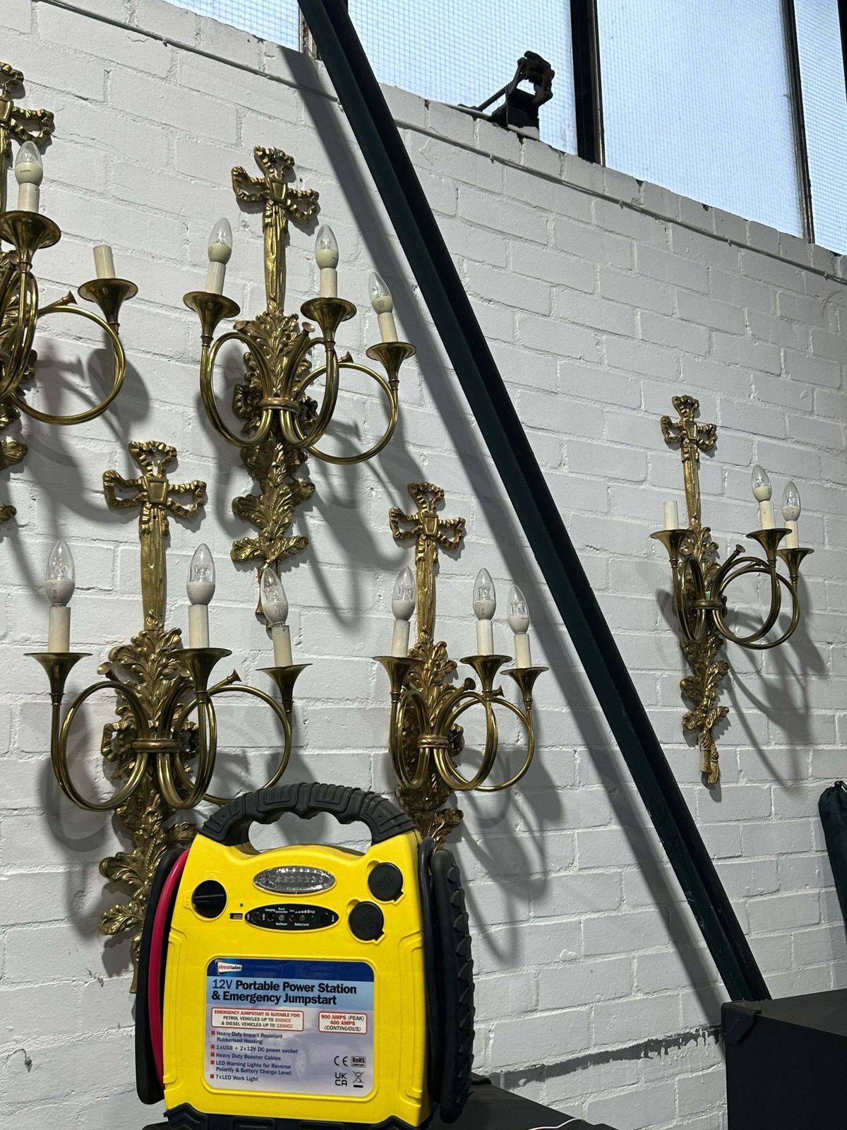 Multiple, Antique Rare Bronze Wall Lights From The Randolph Hotel, Oxford, Uk X14 (Price Per Item) photo furniture