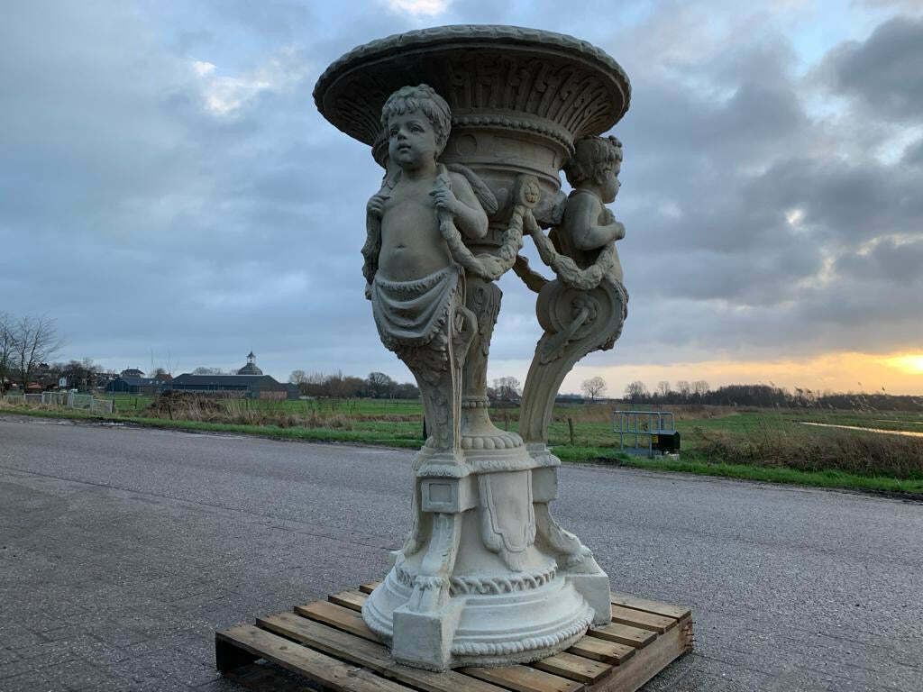 Pair Of Huge Stone Urns From Marseille In France (Priced Individually) photo for sale