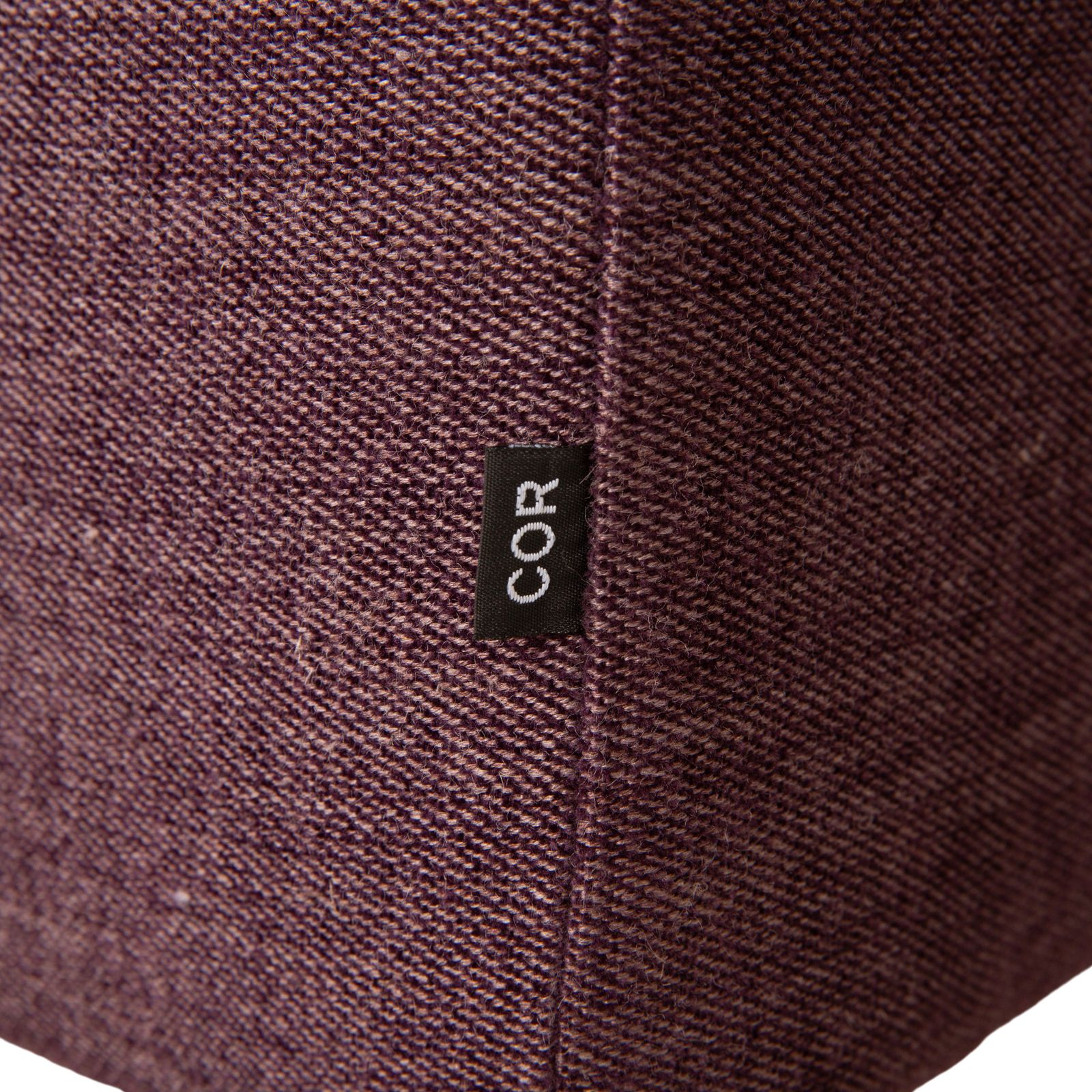 Cor Pilotis Fabric Corner Sofa Purple Recamiere Right photo buy
