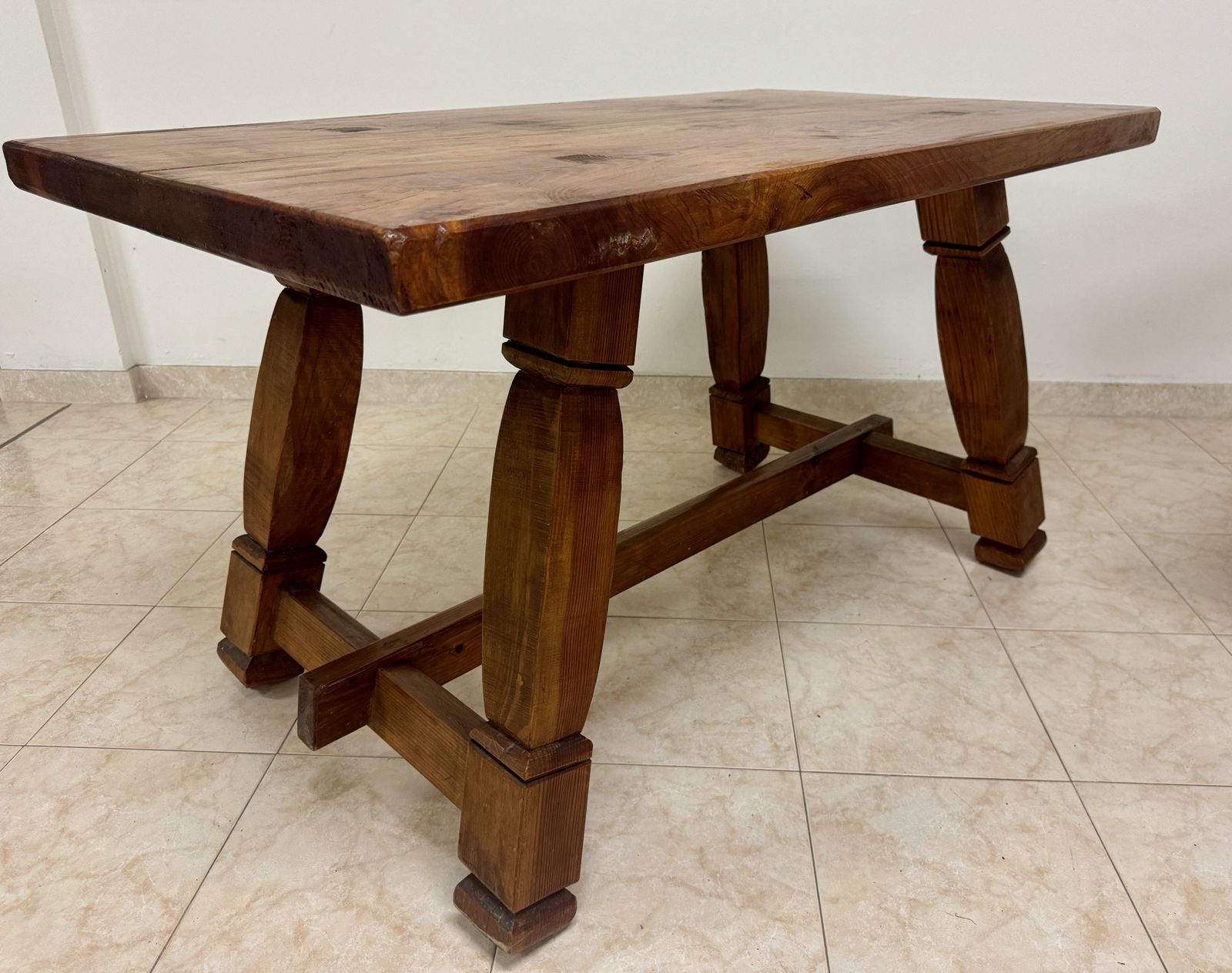 Furniture Pair Of Italian Brutalist Hall Side Tables photo