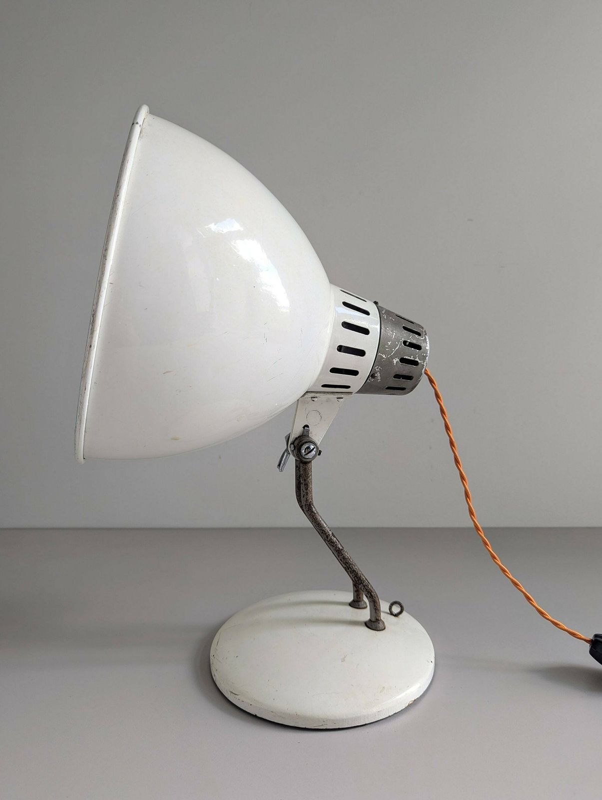 Vintage 1950s Pifco Infrapower Medical Heat Lamp Upcycled Into Table Spot Light, Made In England photo furniture