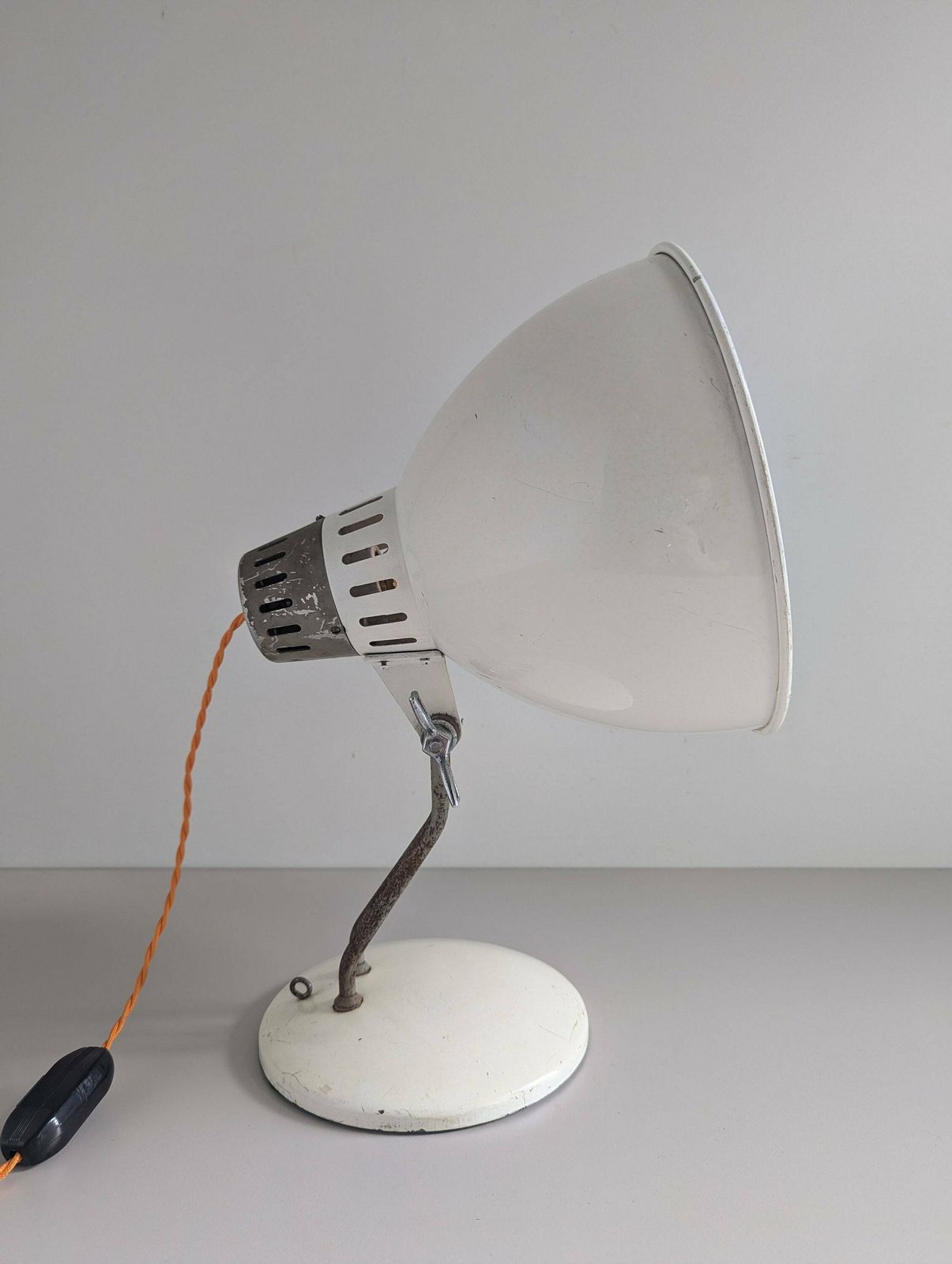 Vintage 1950s Pifco Infrapower Medical Heat Lamp Upcycled Into Table Spot Light, Made In England photo 135.0