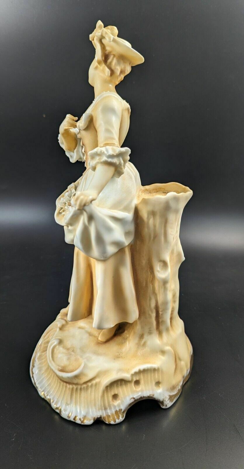 Parian (Biscuit Porcelain) Woman Figurine By Sitzendorf, C.1887 1900. photo Home Decor