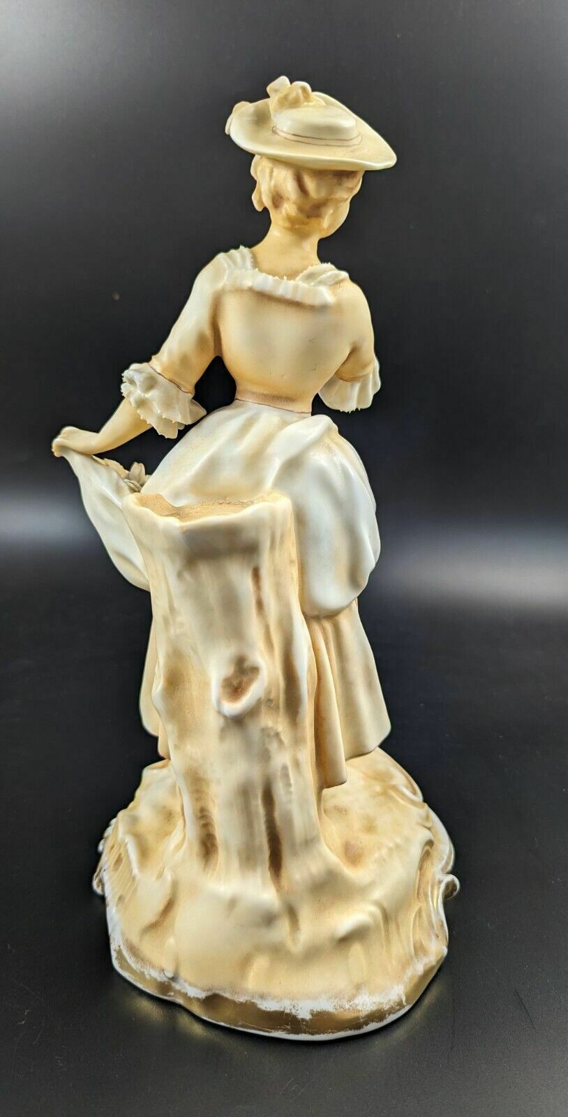 Parian (Biscuit Porcelain) Woman Figurine By Sitzendorf, C.1887 1900. photo vinterior