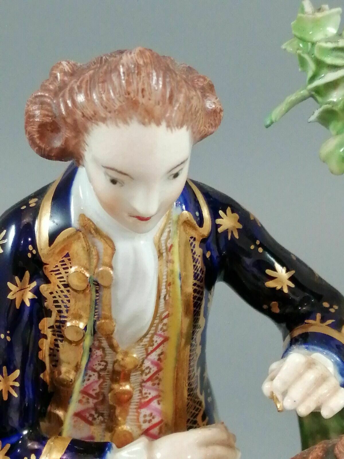 photo buy Antique Derby Figurine Court Hairdresser, Early 19th Century, Rare.