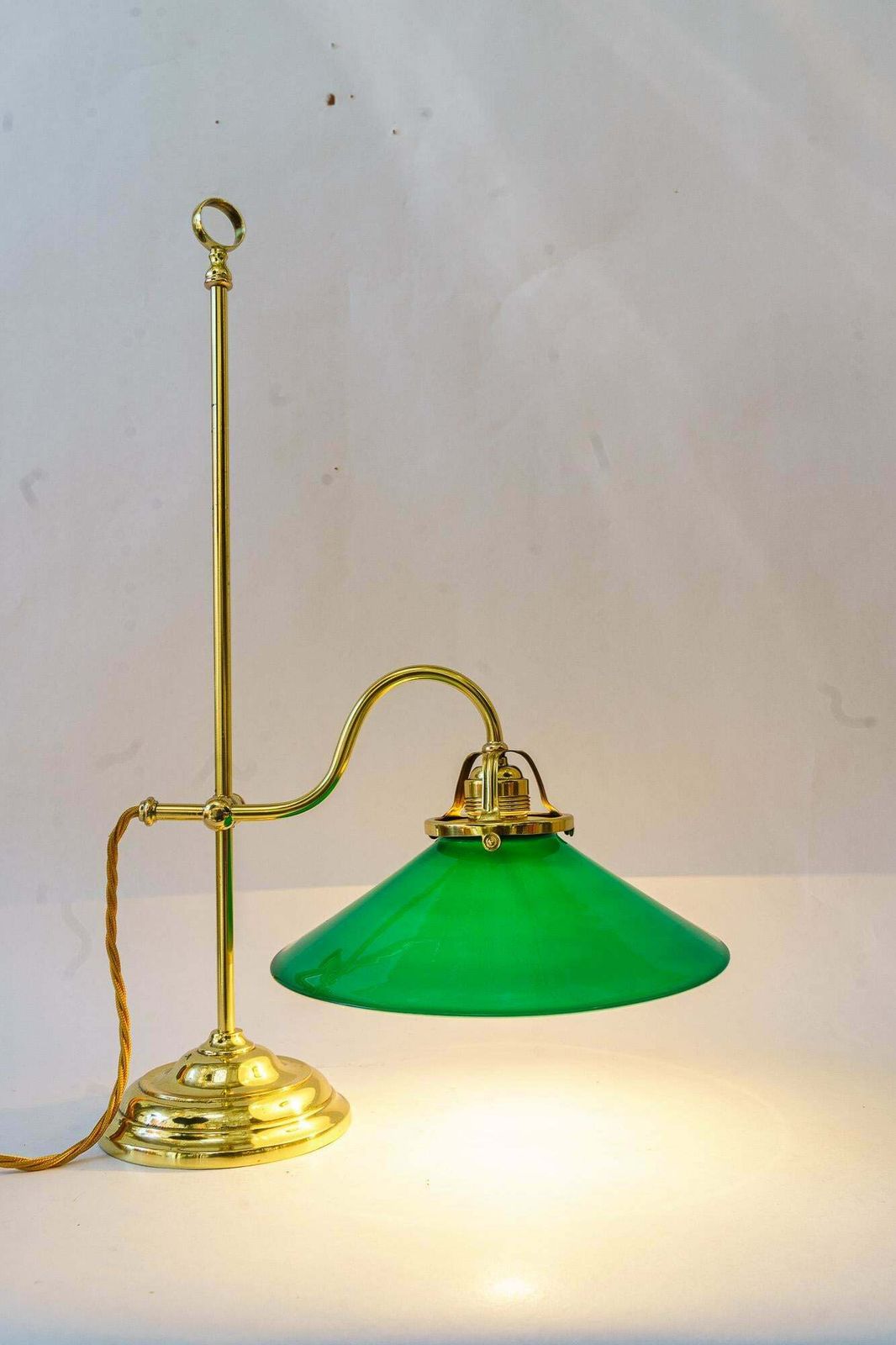 photo buy Art Deco Condor Lamp With Original Antique Glass Shade Vienna Around 1920s
