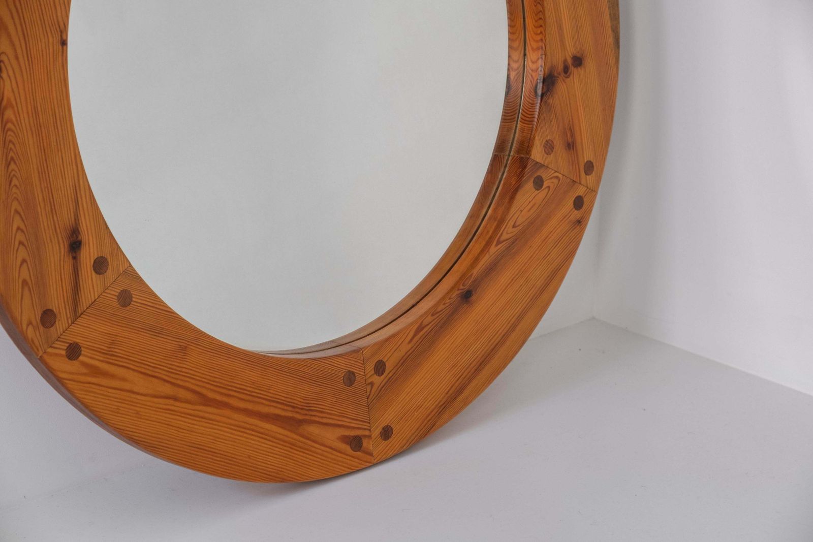 Rare Mirror By Uno & östen Kristiansson For Luxus Möbelfabrik Sweden 1960s photo for sale