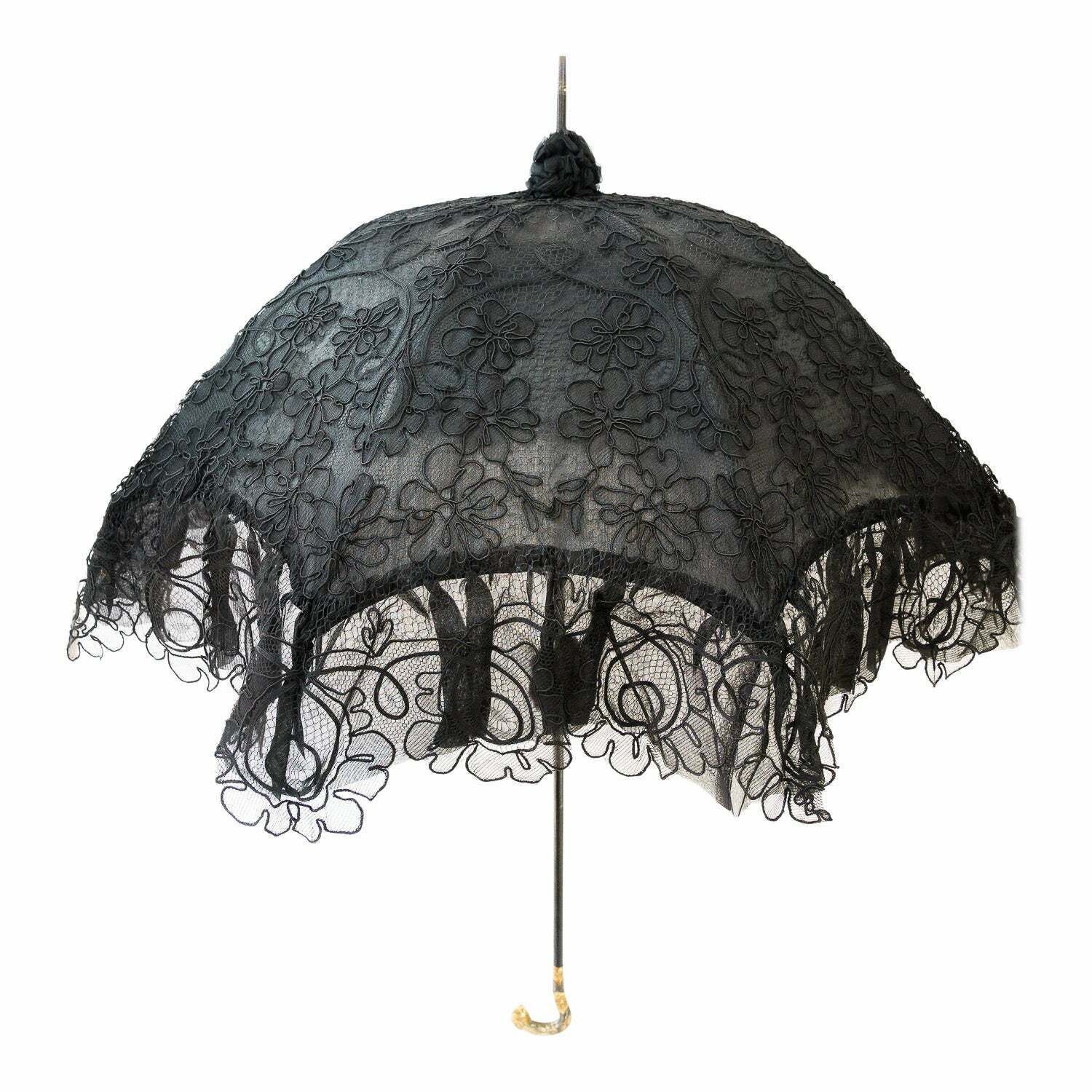 Parasol Made Of Silk And Fabric Around 1920s