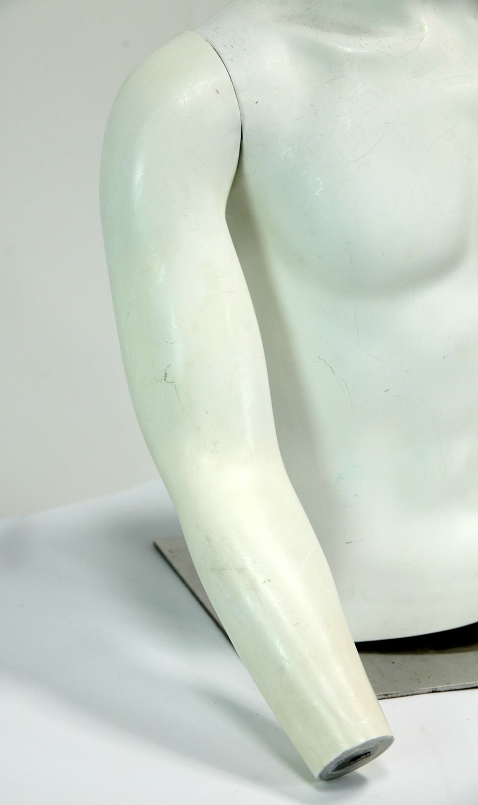 Male Mannequin With Chrome Stand Removable Arms Free Uk Delivery photo vintage