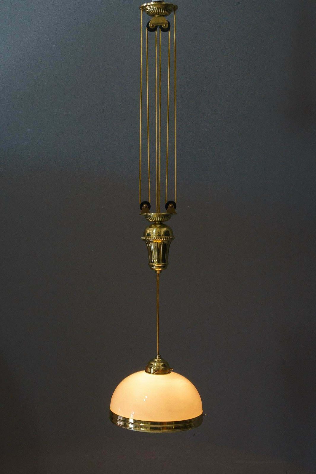 Adjustable Art Deco Pendant Vienna Around 1920s photo vinterior