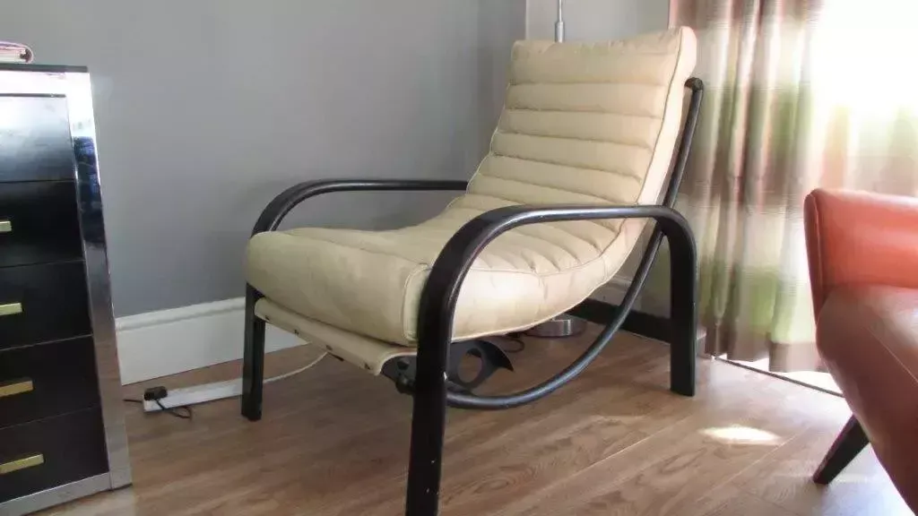 Art Deco Leather Armchair. The Aeroplane Chair By Christy Tyler Vintage Antique