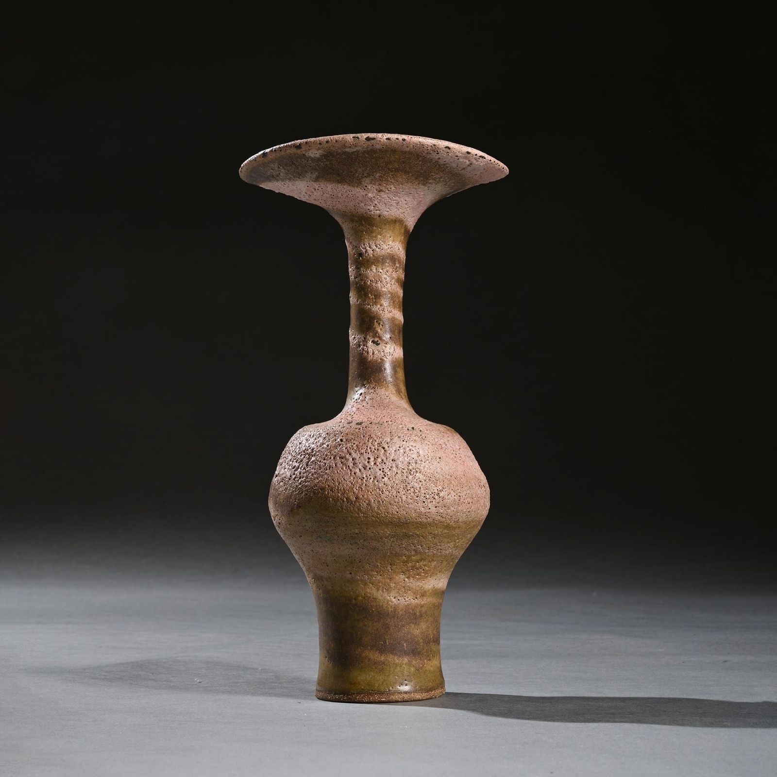 photo for sale Lucie Rie Vase With Flaring Lip Mixed Stoneware Circa 1985
