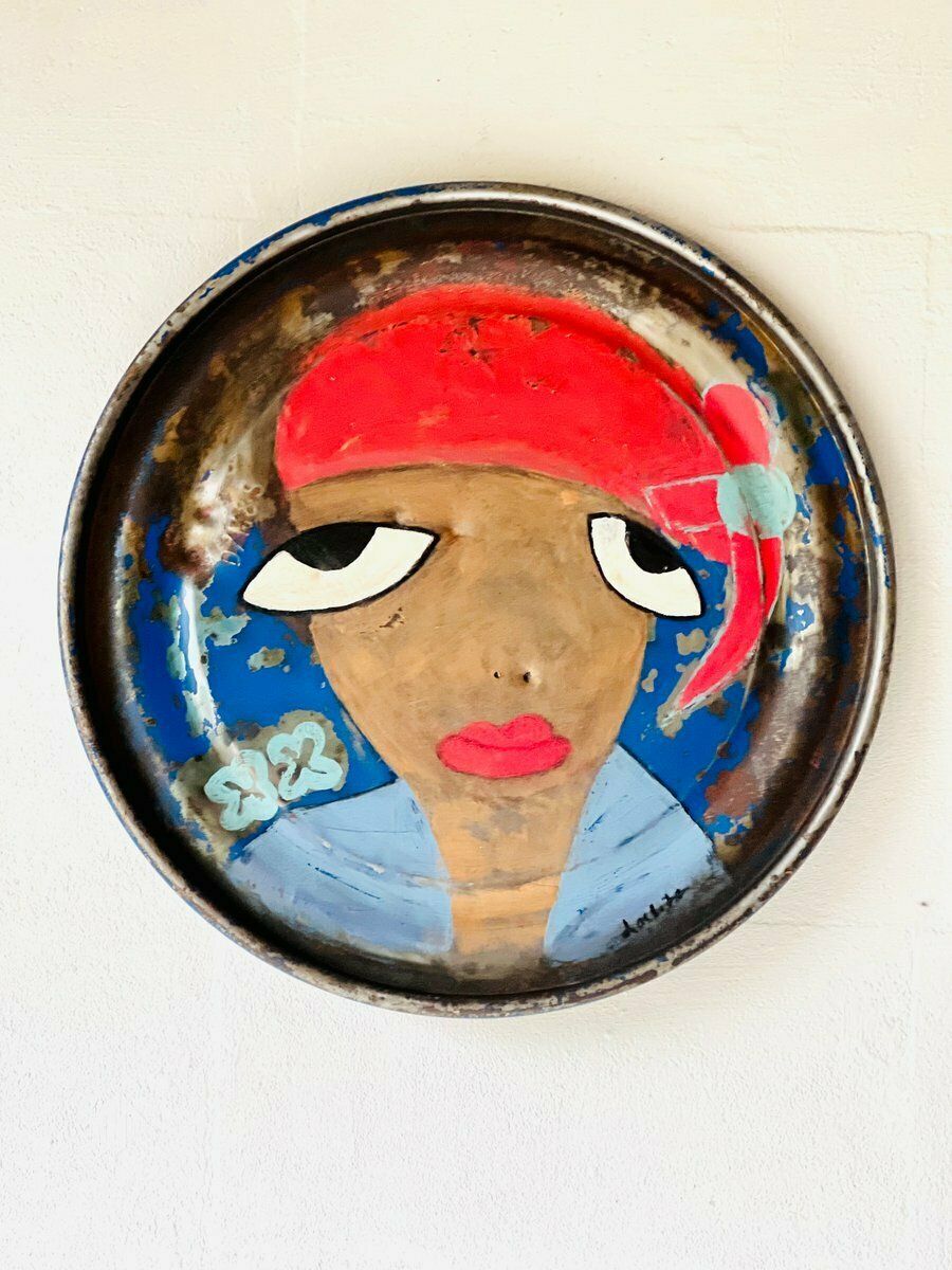 Elvira, Figuur, Schildering Op Metaal, Jaren 2000