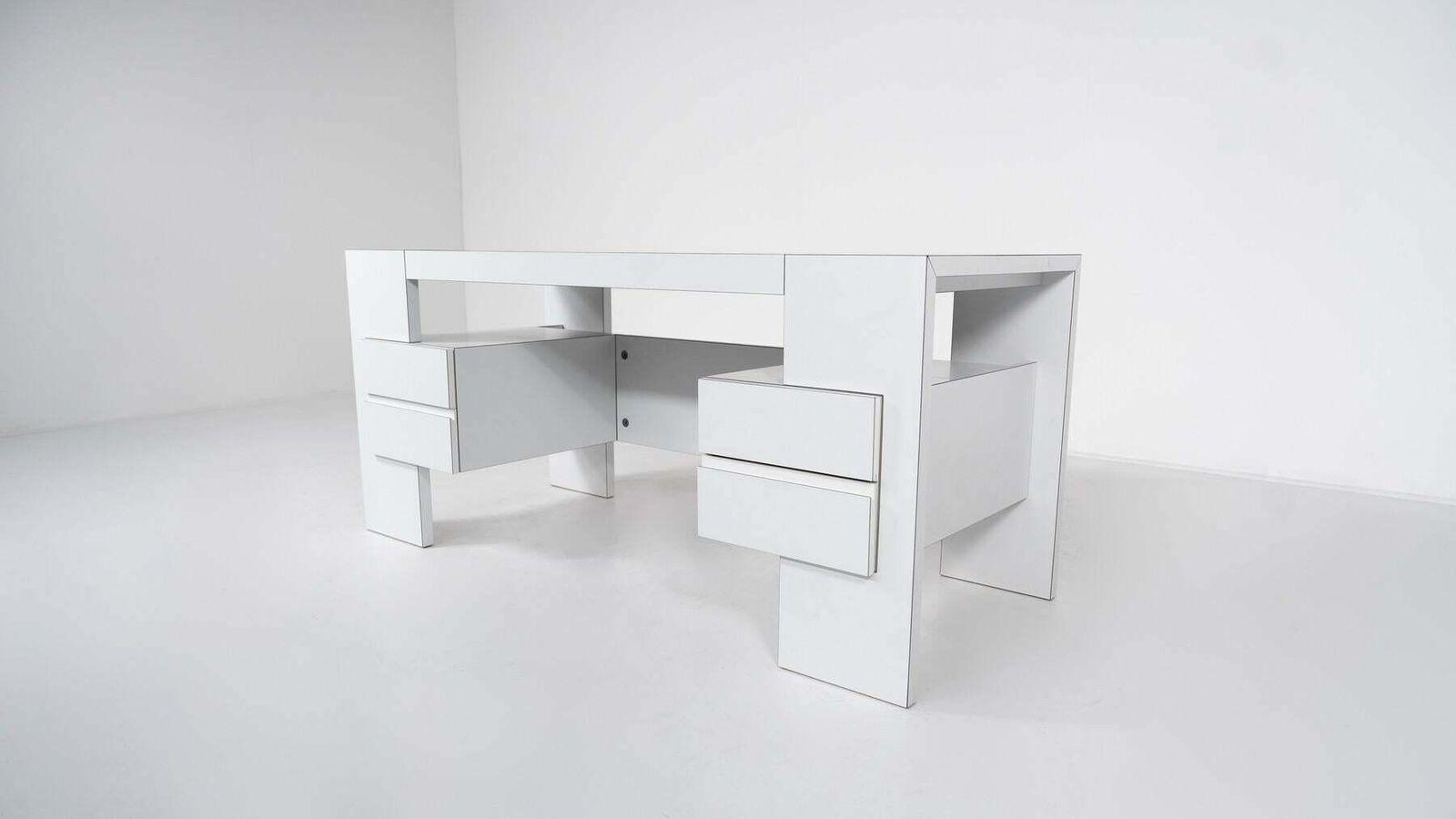 Mid Century Modern Desk By Wim Wilson For Castelijn, 1960s photo for sale