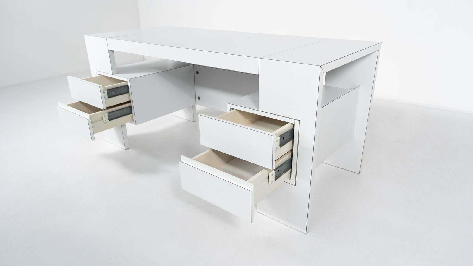 photo furniture Mid Century Modern Desk By Wim Wilson For Castelijn, 1960s