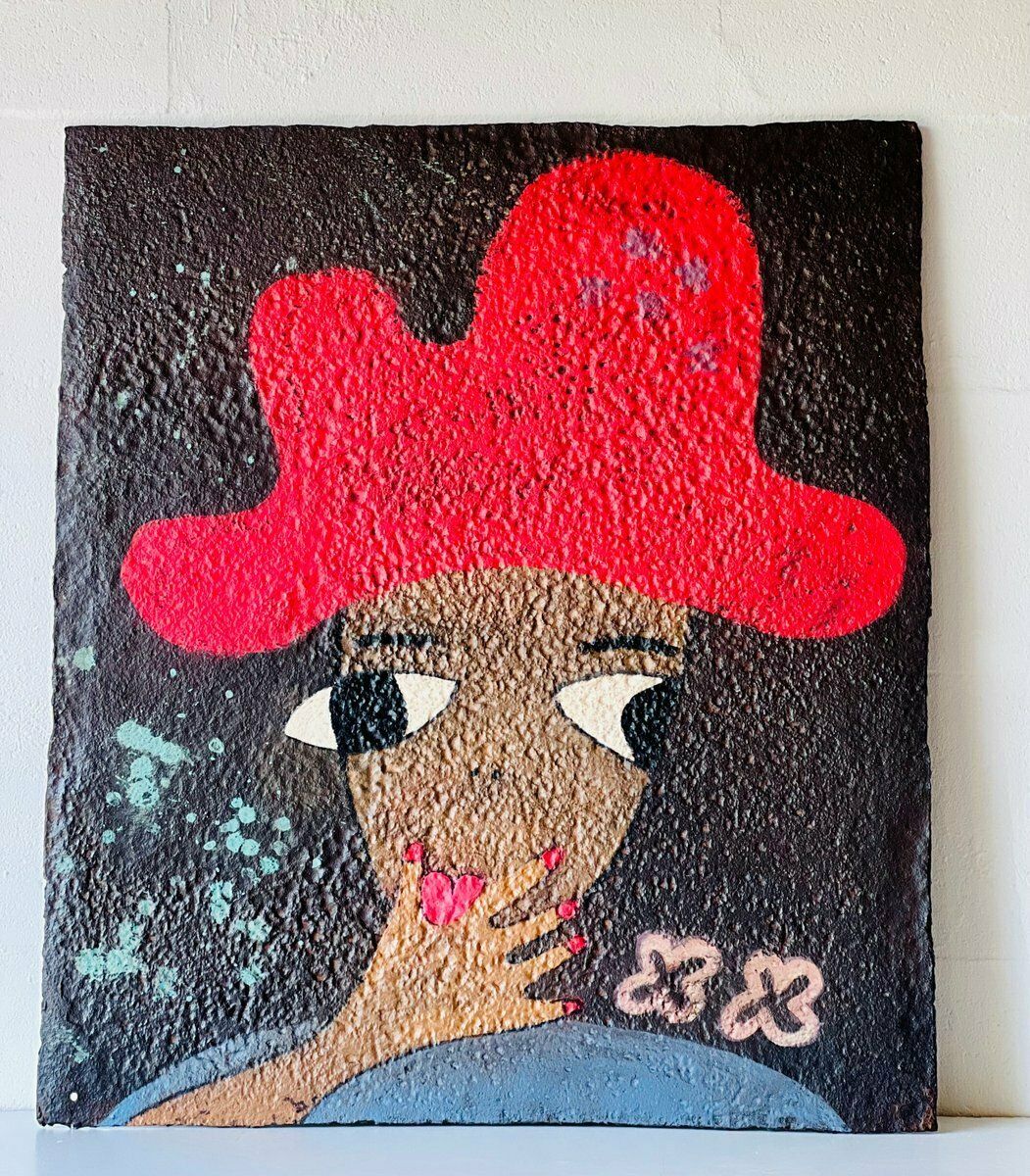 Elvira VI, Schilderij Op Metaal, Jaren 2000 photo vinterior