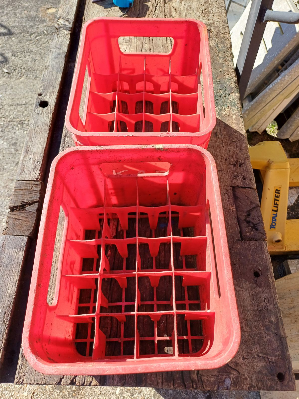 Pair Of Bitter Kas Bottle Racks photo Home Decor