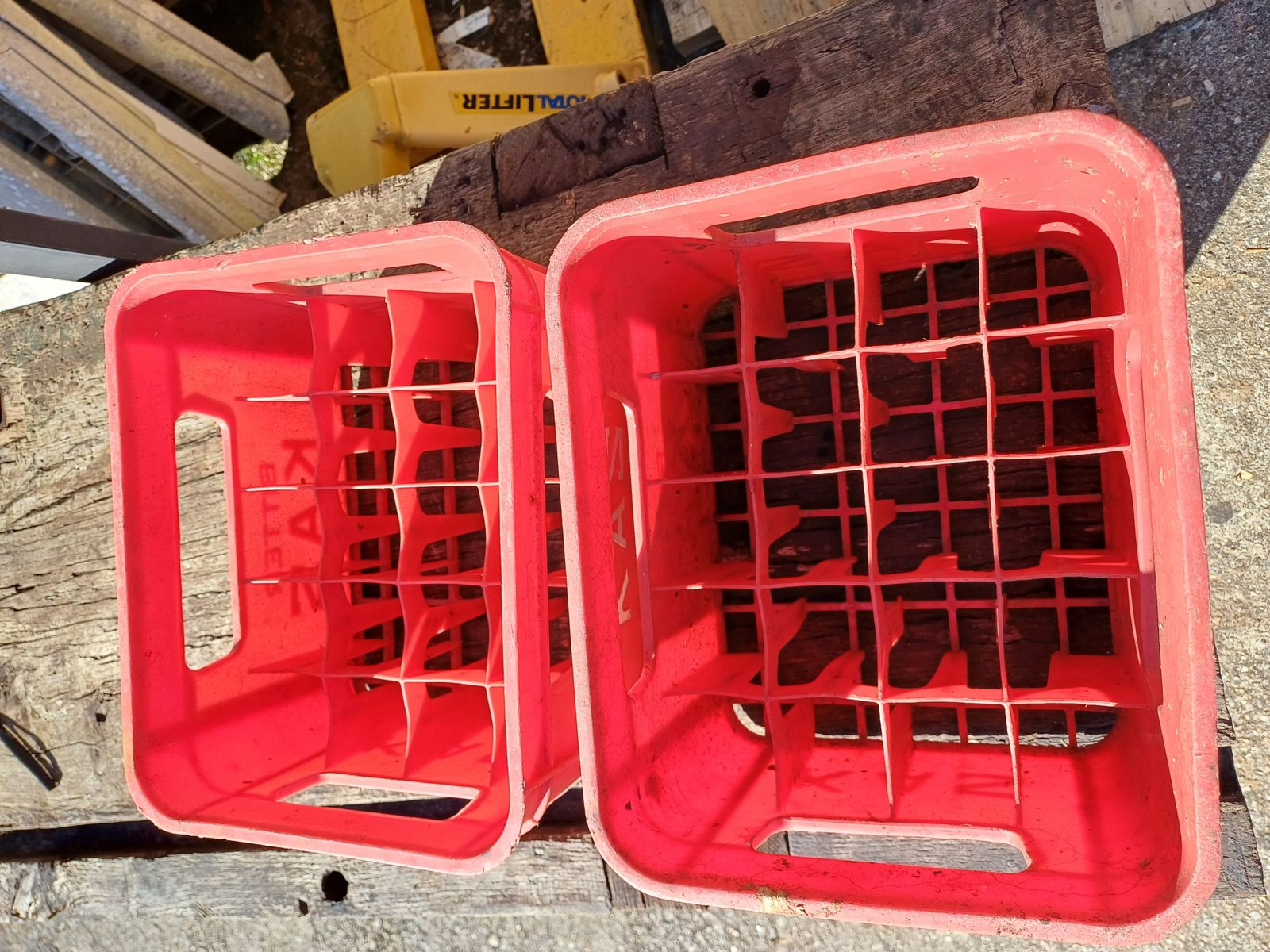 Home Decor Pair Of Bitter Kas Bottle Racks photo