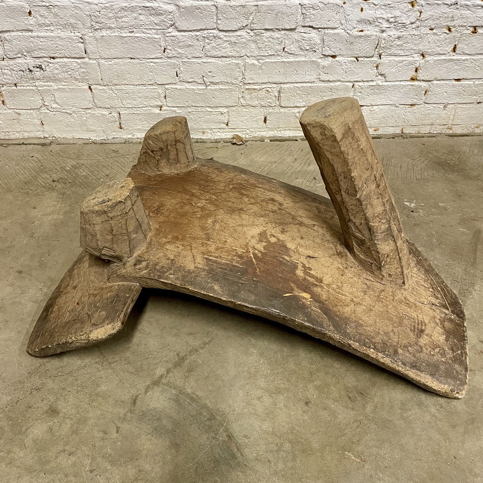 African Wooden Birthing Chair photo for sale