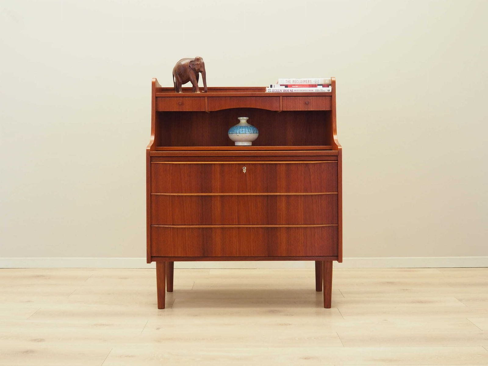 Teak Secretary, Danish Design, 1970s, Production: Denmark photo furniture