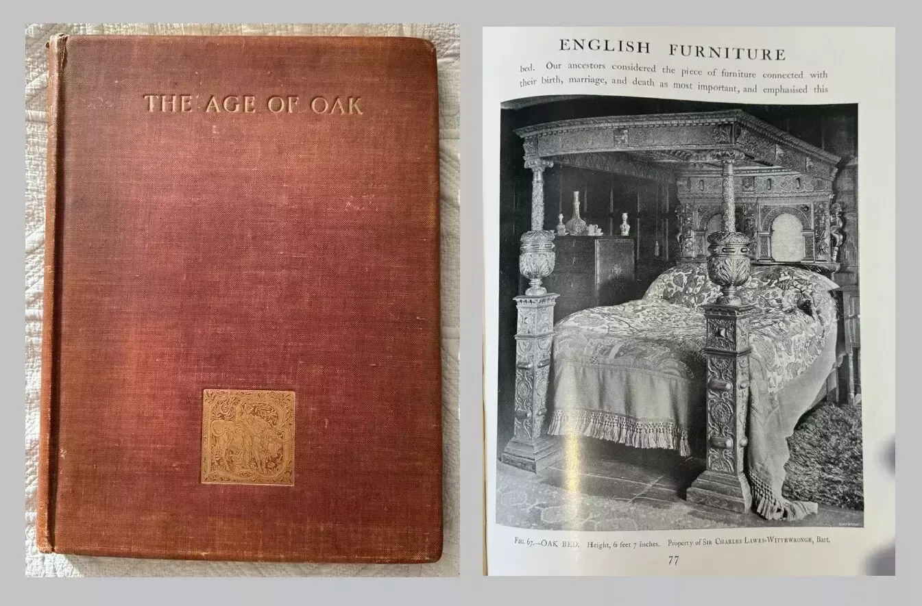Large & Important Antique Circa 1600 Charles I Documented English Oak Tester Bed photo for sale