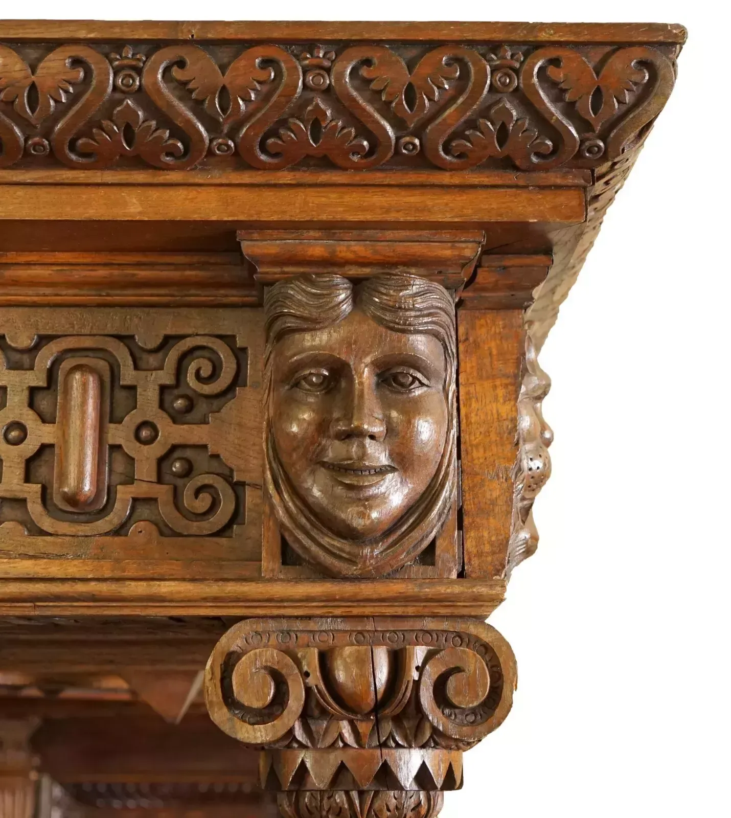Large & Important Antique Circa 1600 Charles I Documented English Oak Tester Bed photo vintage