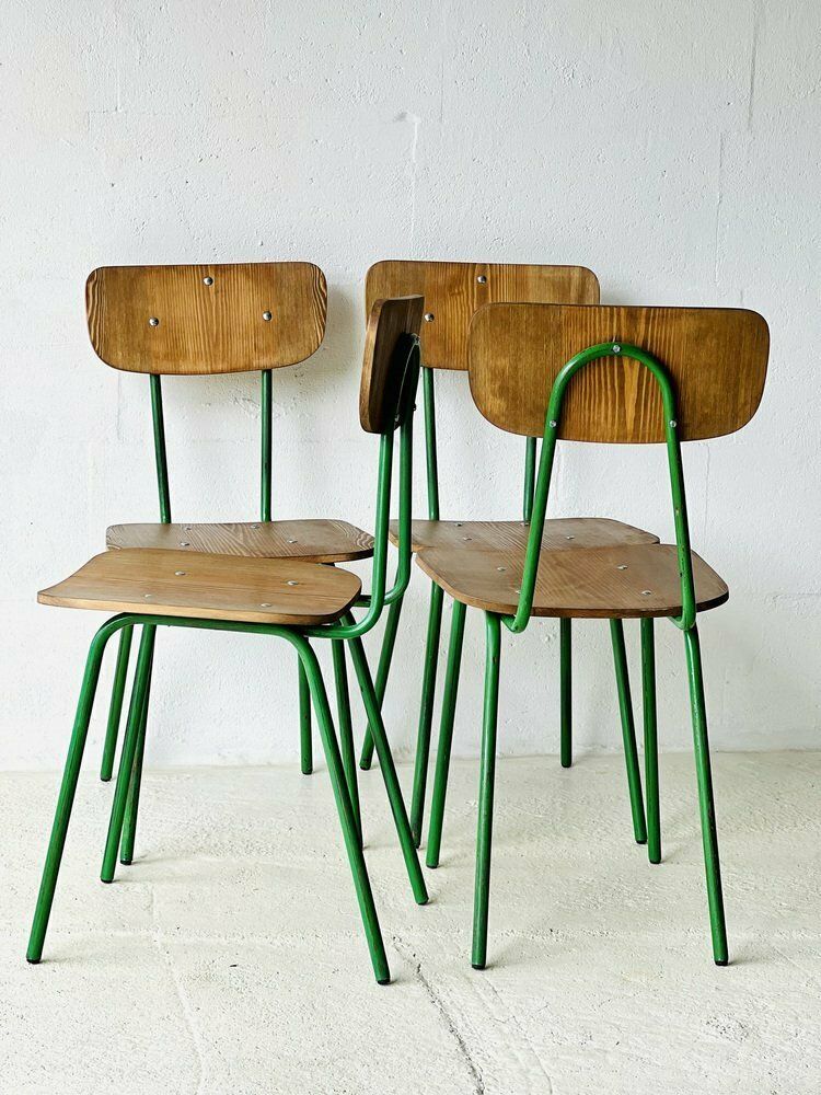 Eetkamerstoelen, Jaren 1970, Set Van 4 photo vinterior