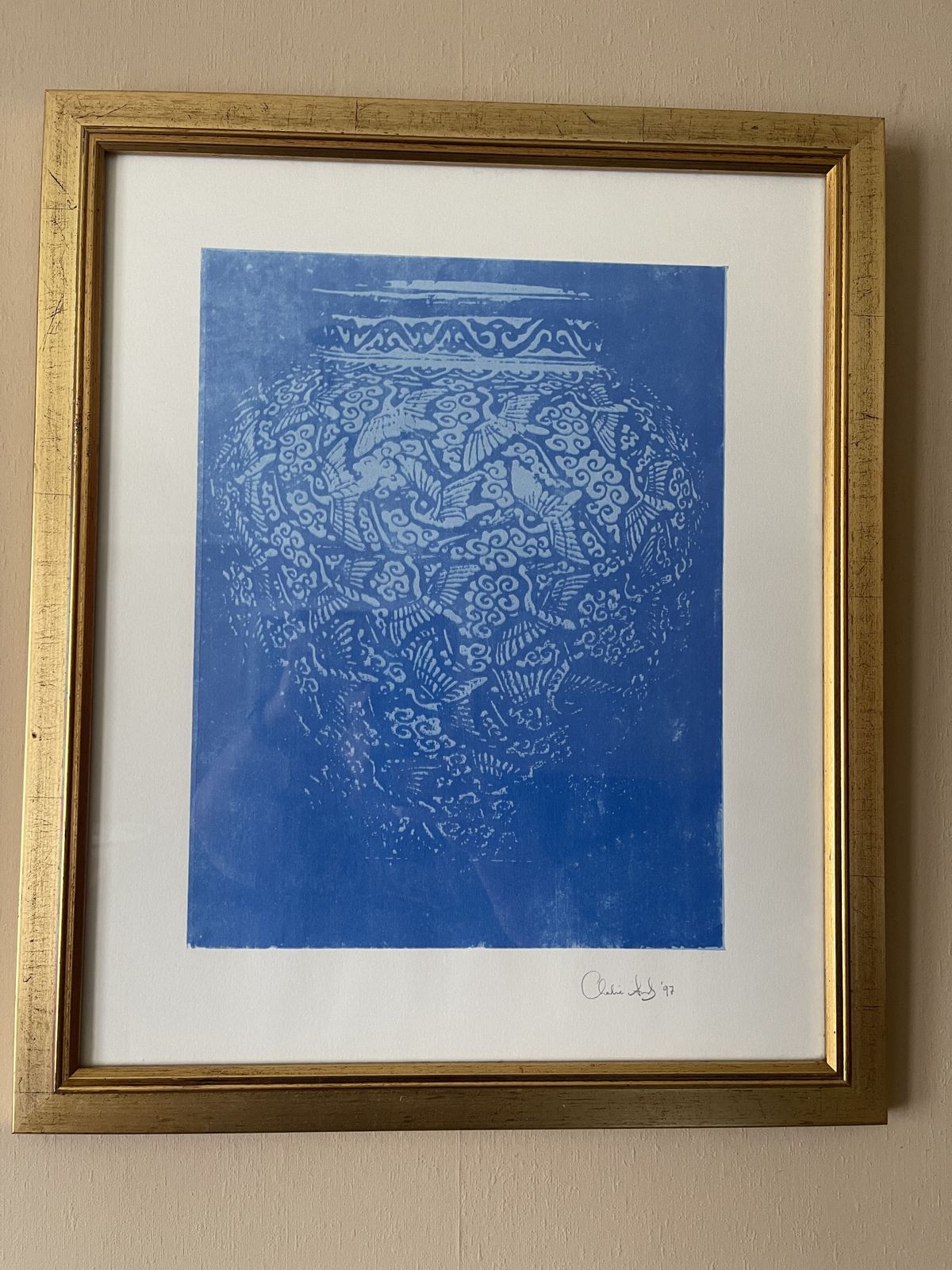 photo furniture 3 Silkscreens Of A Vase By Charles Awdry 1997
