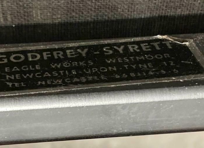 Mid Century Godfrey Syrett Olive Vinyl And Chrome Chair. photo vintage