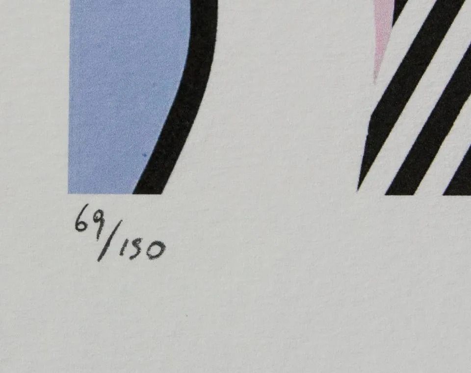 1980s Original Roy Lichtenstein "Nude With Beach Ball" Limited Edition Lithographv photo for sale