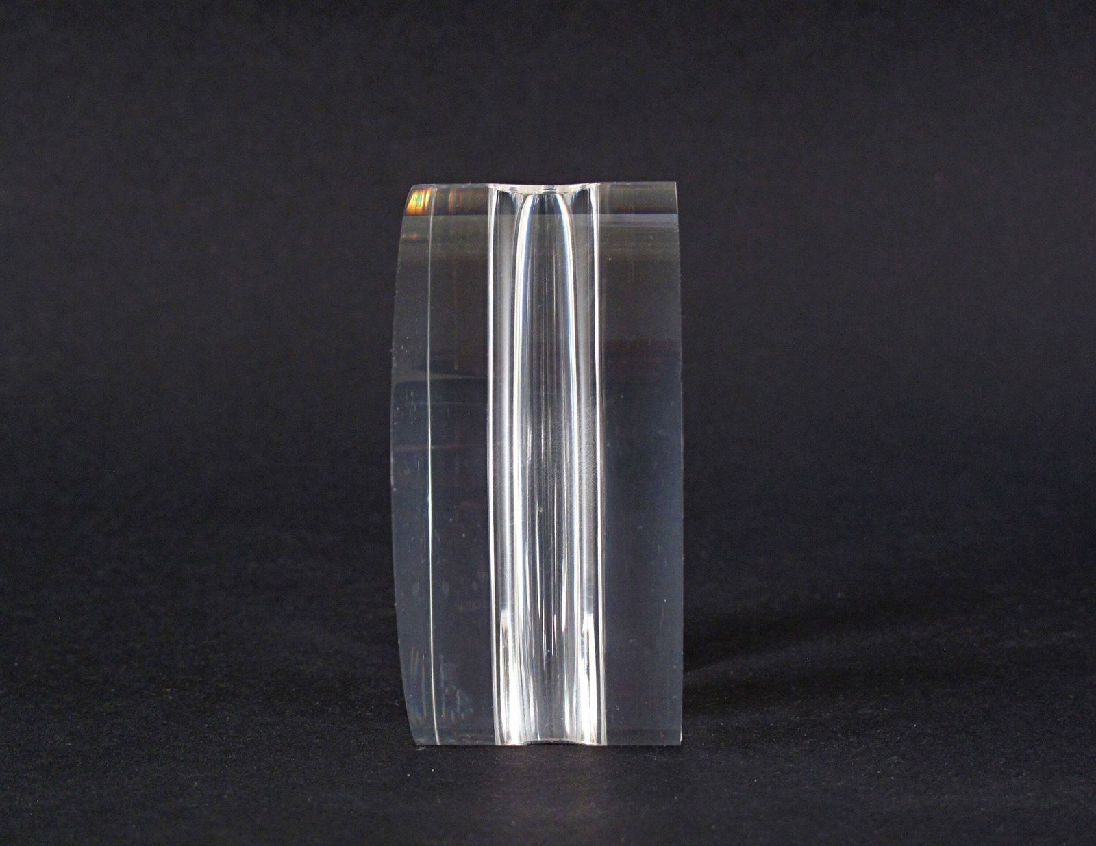 Feliceantonio Botta Lucite Vase   Clear Lucite Soliflore Vase By Felice Antonio Botta Of Italy photo furniture