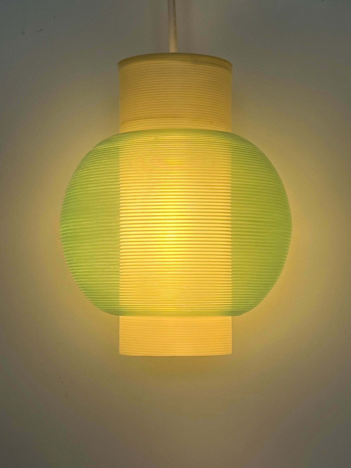 Rare Mid Century Modern Rotaflex Pendant Lamp By Yasha Heifetz USA 1960s photo buy