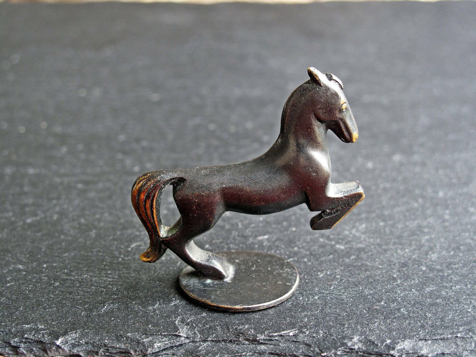 Richard Rohac Small Horse   Blackened Brass Small Horse By Richard Rohac Of Austria photo furniture