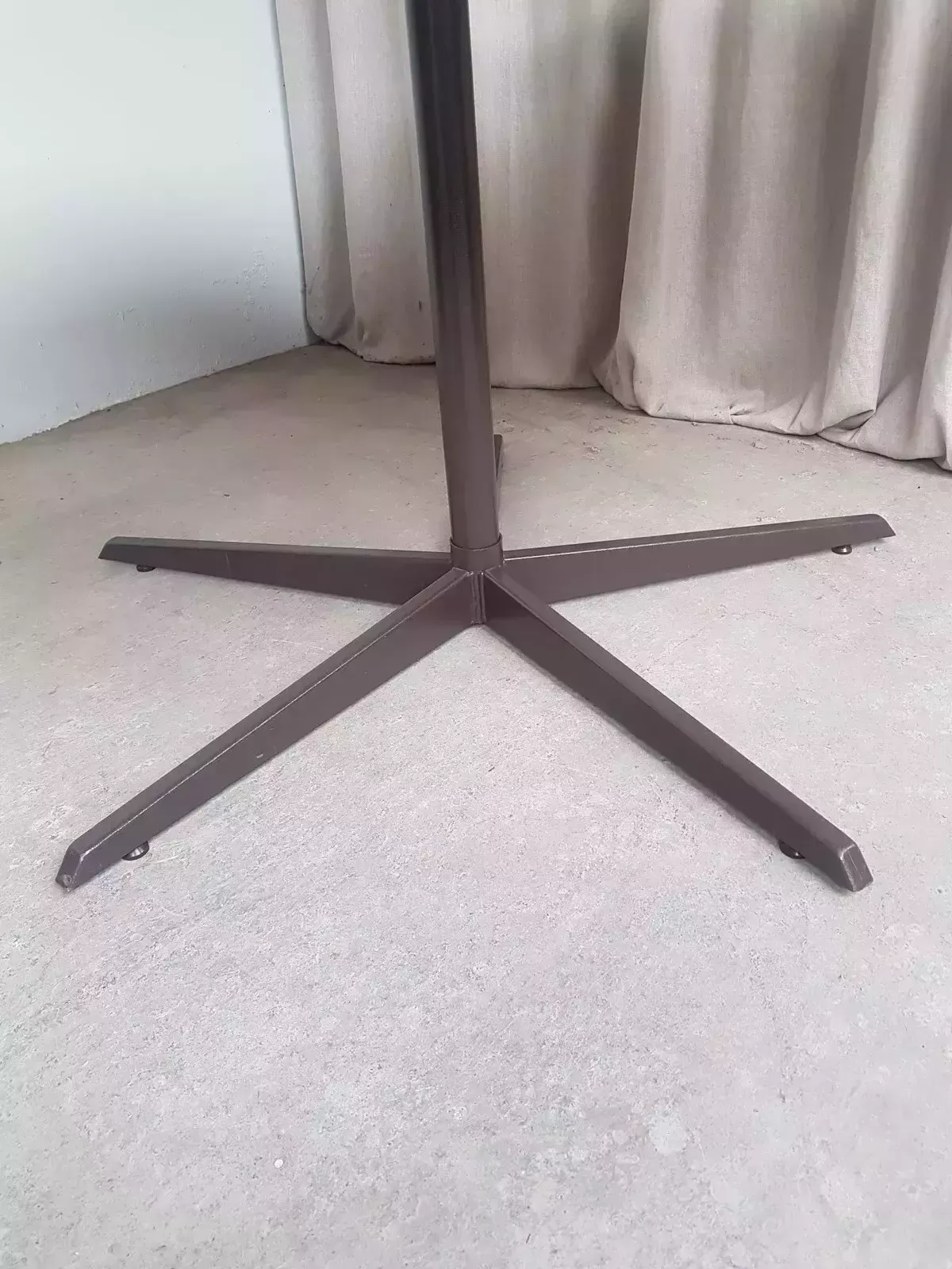 Furniture Vtg Mid Century Circular Melamine Modernist Dining Table Danish Retro R500 photo