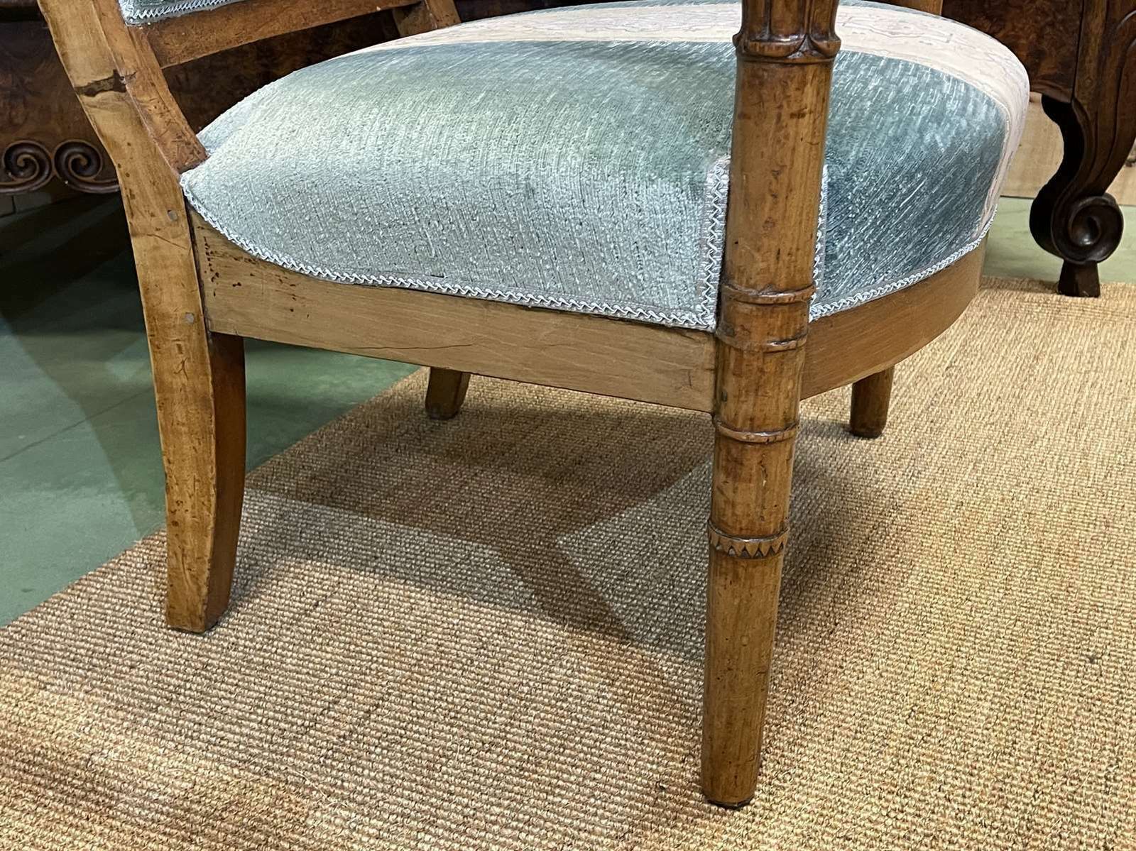 Restoration Period Armchair In 19th Century photo Furniture