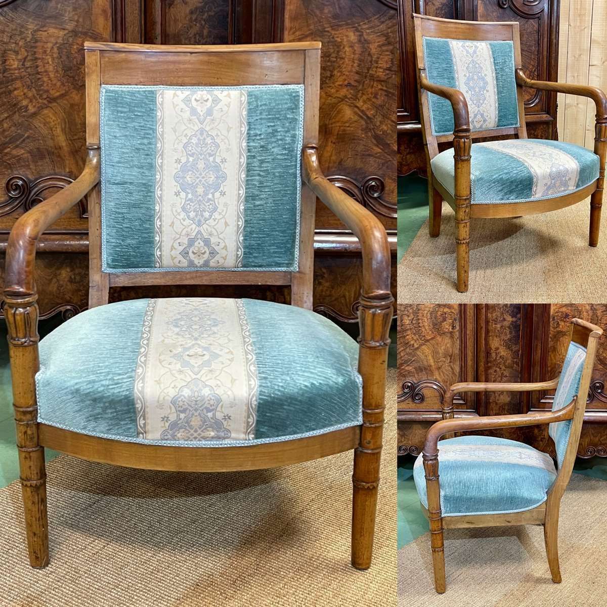 Restoration Period Armchair In 19th Century
